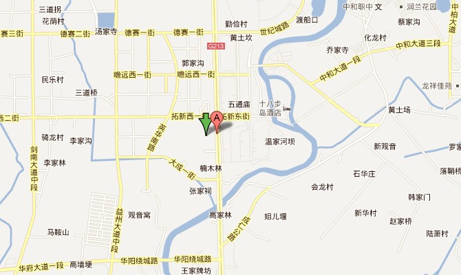 当乐成都分公司地图