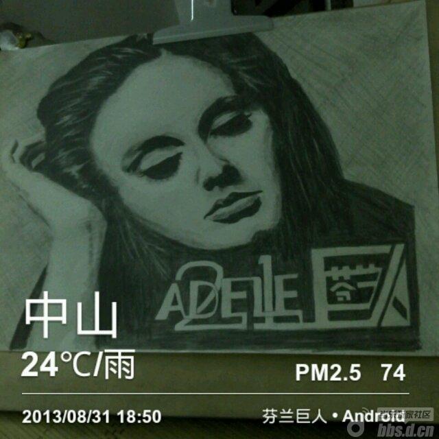 今天下雨不用去工地搬砖,无聊画了一幅画_契约