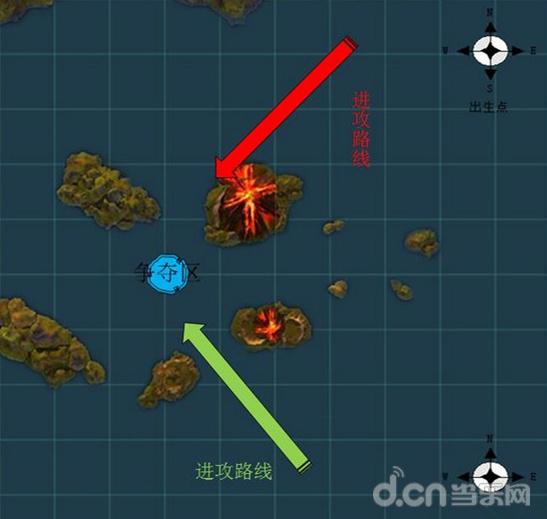 巅峰战舰熔岩海峡卫星图