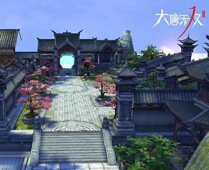 初唐风韵,经典端游《大唐无双》手游版场景曝光