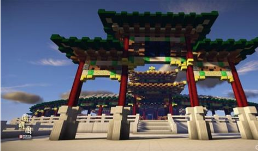 我的世界:国人神作还原圆明园 我的小伙伴都惊呆了