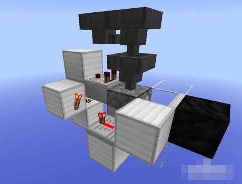 我的世界物品运输电梯装置制作图文教程