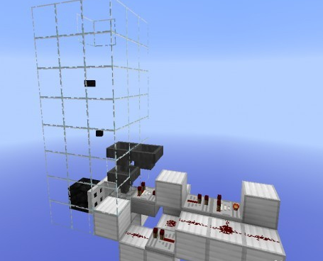 我的世界物品运输电梯装置制作图文教程