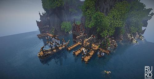 我的世界大神作品图片欣赏 安迪弗莱岛