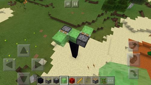 我的世界手游双向活塞虫怎么做