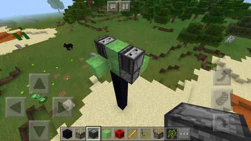 我的世界手游双向活塞虫怎么做